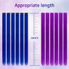 Colored Hair Extensions Blue-Purple 12Pcs Clip In Colorful Hairpiece 20inch view 3