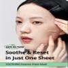 SNP Skin Return Soothing Essence Sheet Mask | Moisturizing and Hydrating for All Skin Types | Vegan Sheet Masks with Tea Tree Extract | Korean Face Masks Skincare | Facial Mask | 10 Sheets view 3