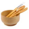 Gatuida 4pcs Face Mask Mixing Bowl Spoon Set Reusable Skin Care Mask Kit Spatula Diy Tools view 1