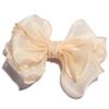 10Pcs 13cm Fashion Big Gauze Layered Hair Bows With Clips Handmade Mesh Hairbows For Women Hair Accessories (10Pcs Cream, With Clip) view 1