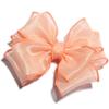 10Pcs 13cm Fashion Big Gauze Layered Hair Bows With Clips Handmade Mesh Hairbows For Women Hair Accessories (10Pcs Cream, With Clip) view 2