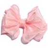 10Pcs Large Layered Hair Bows, 13cm, Mesh Fabric Hair Accessories (10Pcs Sky Blue, With No Clip) view 4