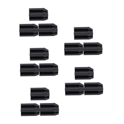 VICASKY 15pcs Brow Pencil Sharpener Dual Eyeliner Makeup Pencil Sharpeners Blades Lightweight Design for Cosmetics Bag Black