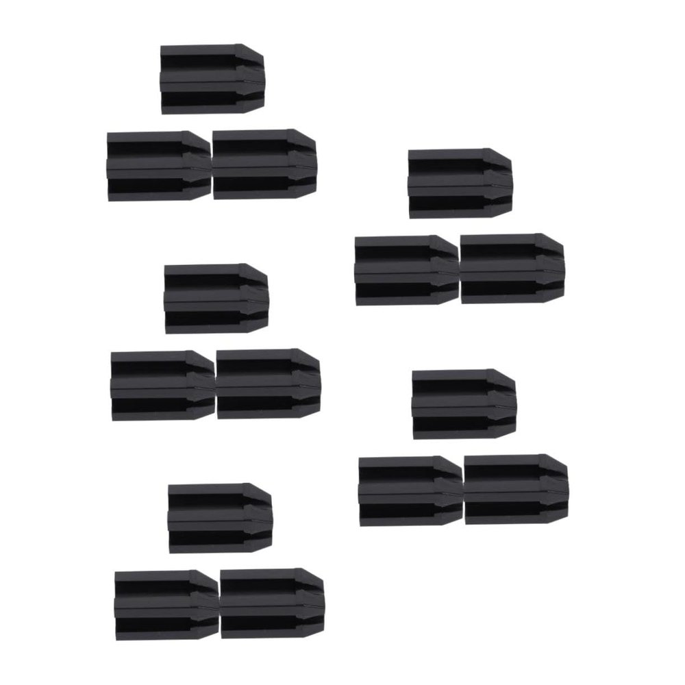 VICASKY 15pcs Brow Pencil Sharpener Dual Eyeliner Makeup Pencil Sharpeners Blades Lightweight Design for Cosmetics Bag Black