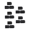 VICASKY 15pcs Brow Pencil Sharpener Dual Eyeliner Makeup Pencil Sharpeners Blades Lightweight Design for Cosmetics Bag Black view 1