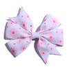 20Pcs 8CM Fashion Pinwheel Hair Bow With Flower Dot For Hair Clips Grosgrain Ribbon Boutique For Headbands (20Pcs Black, With No Clip) view 2