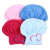 BIUDECO 4pcs Microfiber Hair Drying Caps Fast-drying Hair Wrap Towels for Women Absorbent Shower Caps Lightweight and Portable Coral Fleece Design view 1