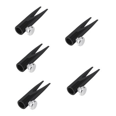 PartyKindom 5pcs Shape Eyebrow Pencil Sharpener Dual-Sided Shaped Slots for Precise Eyebrow and Eyeliner Makeup Compact and Portable Design for Travel Use Essential Makeup Tool