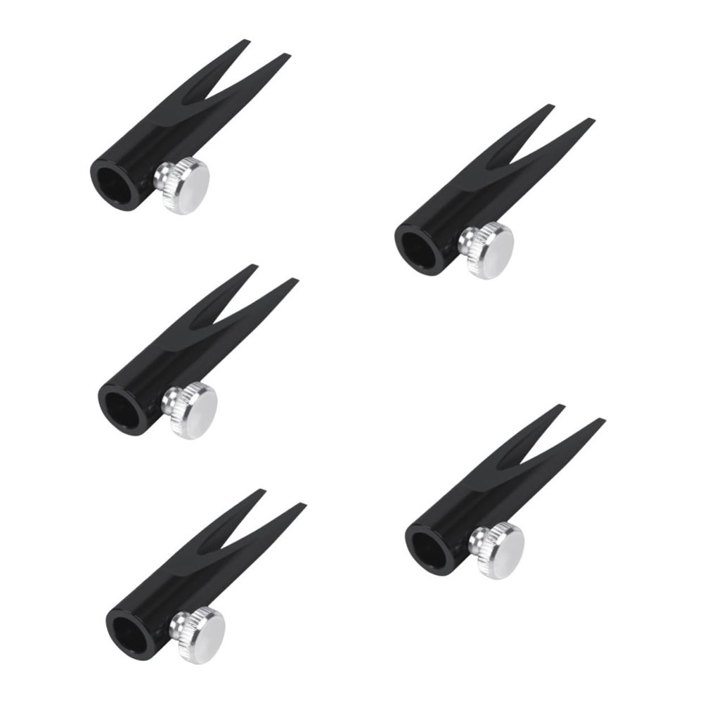 PartyKindom 5pcs Shape Eyebrow Pencil Sharpener Dual-Sided Shaped Slots for Precise Eyebrow and Eyeliner Makeup Compact and Portable Design for Travel Use Essential Makeup Tool