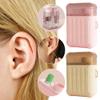 Ear Piercing Cleaning kit,Ear Hole Ear Care Kit,Earrings Hole Cleaner,Disposable Aftercare Cleaner with 240pcs Floss & 10ml Solution,for Women Men Travel and Daily Use view 3