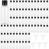 100-Piece Clear Plastic 60Ml Travel Bottles with Flip Caps, Leak-Proof Squeeze Containers for Shampoo and Lotion view 2