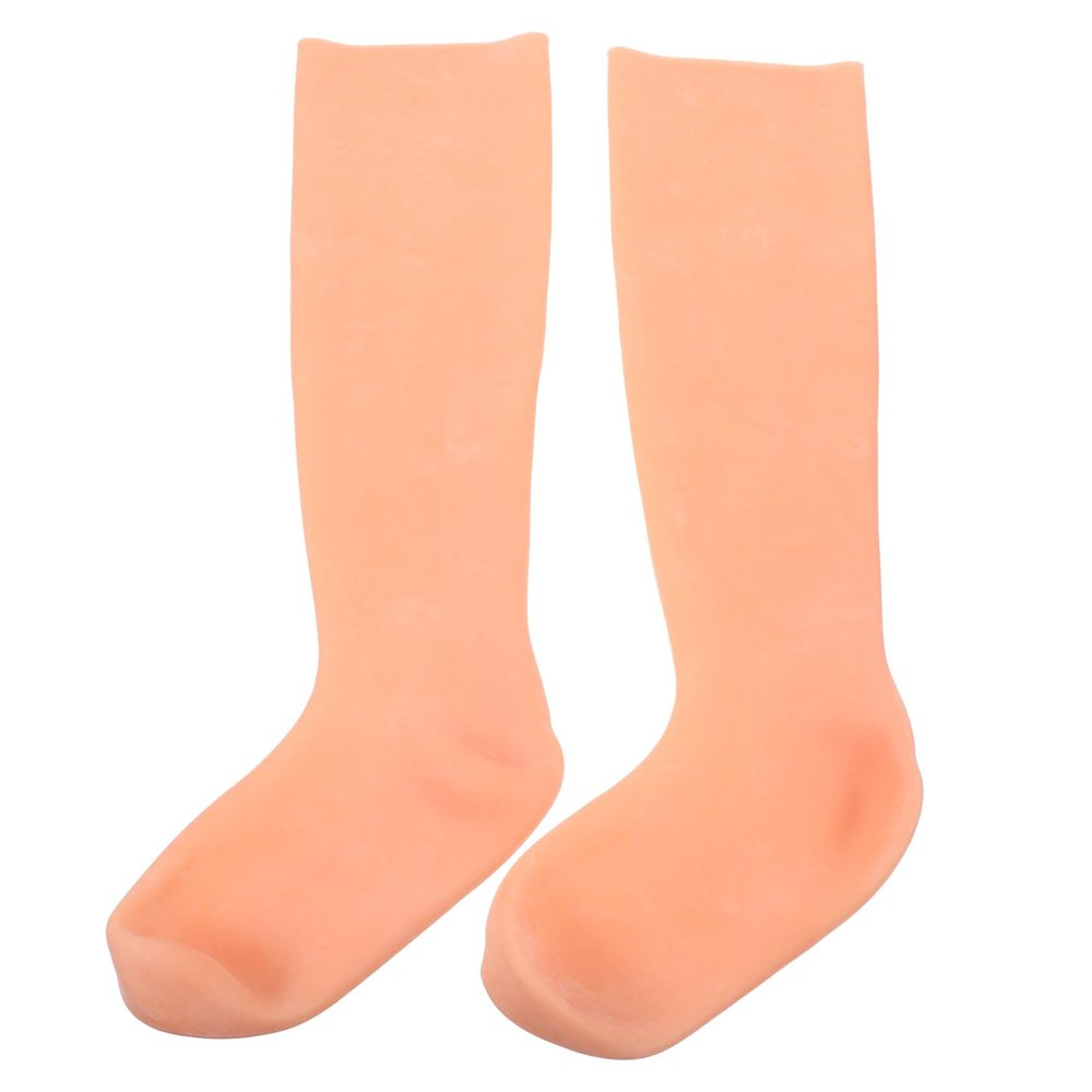 FOMIYES 1pair Exfoliating Foot Wraps Moisturizing Spa Socks for Dry Cracked Feet