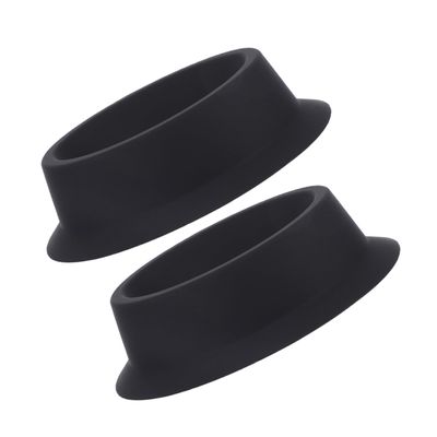 DECOMELODY Silicone Shaving Bowl Set 2pcs Lightweight Foam Cup for Men Portable Beard Lathering Dish for Travel and Home Use Easy to Shaving Soaps