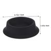 DECOMELODY Silicone Shaving Bowl Set 2pcs Lightweight Foam Cup for Men Portable Beard Lathering Dish for Travel and Home Use Easy to Shaving Soaps view 2