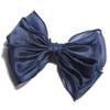 10Pcs 13cm Fashion Big Gauze Layered Hair Bows With Clips Handmade Mesh Hairbows For Women Hair Accessories (10Pcs Navy, With Clip) view 1