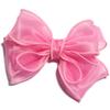 10Pcs 13cm Fashion Big Gauze Layered Hair Bows With Clips Handmade Mesh Hairbows For Women Hair Accessories (10Pcs Navy, With Clip) view 4