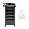Beauty Salon Spa Styling Station Trolley Equipment Rolling Storage Tray Cart view 4
