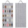 25-Slot Hanging Hair Clip Organizer, Hair Claw Storage Holder for Women & Girls, Wall-Mounted Hair Accessory Display for Closet & Vanity view 1