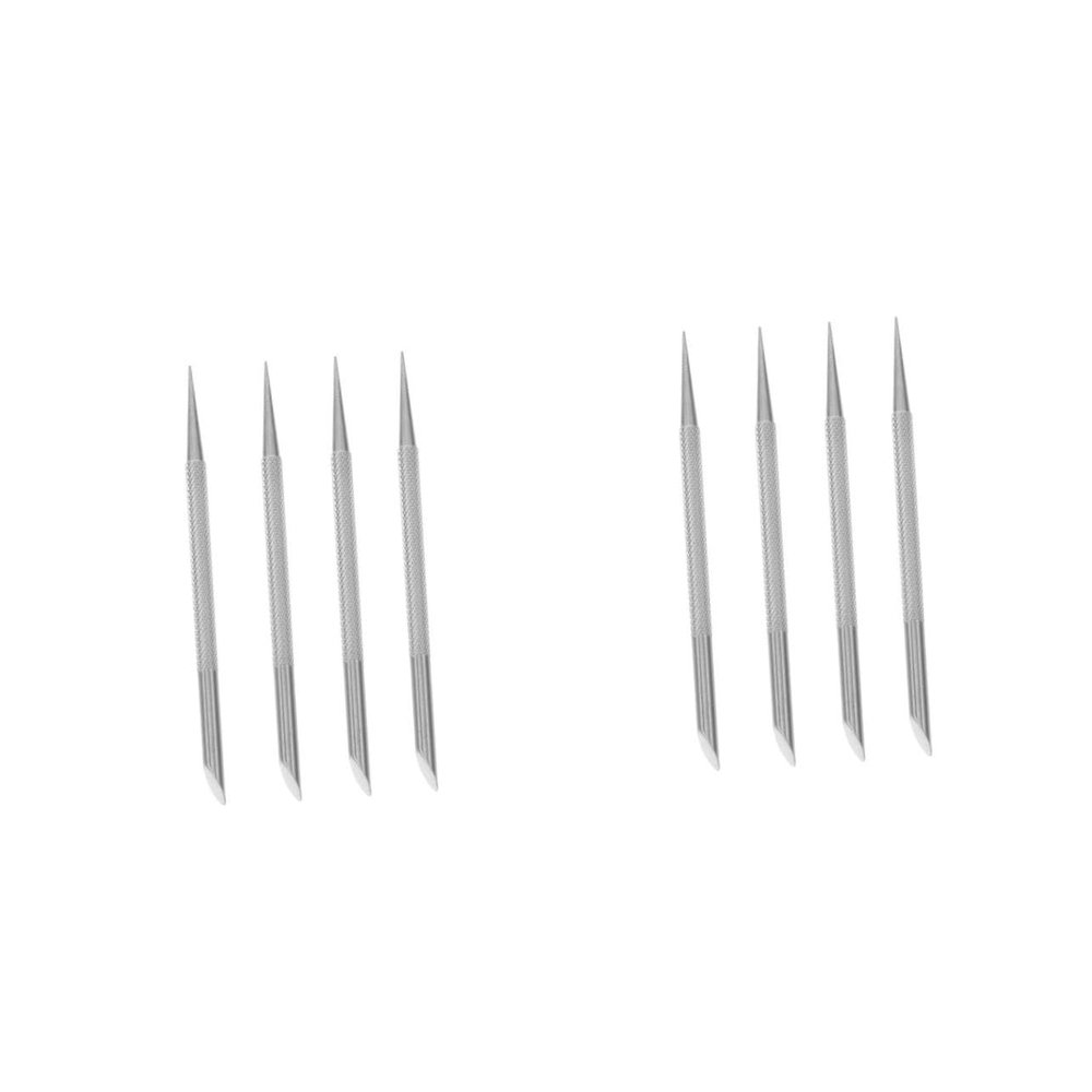 BELLIFFY 8pcs Professional Nail Cuticle Pusher Scraper Nail Tool for Tips Cuticle Tools