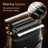 Mbzoey Electric Foil Shavers for Men: Mini Electric Razor for Face - IPX7 Waterproof Cordless Razor with LED Display & Fast Charge - Micro-Comb Technology & Precision Blades view 4
