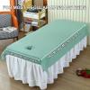 Green1,80x190cm/2.6x6.2ft,Massage Bed Cover,Beauty Massage Table Cover Beauty Couch Cover Waterproof Massage Tables Treatment Protection Cover,Oil Resistant for Salons and SPA view 4