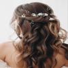 13 Pieces Pearl Crystal Bridal Hair Pins Rhinestone Flower Wedding Hair Pieces Prom Accessory for Women Wedding Hairstyles view 2