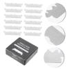 GALPADA 100pcs Manual Face Razor Blades Single Blade Razor Stainless Steel Shaving view 4