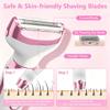 RUIM 5-in-1 Shaver for Women, Waterproof Electric Razor for Body & Face view 3