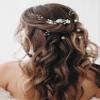 13 Pieces Pearl Crystal Bridal Hair Pins Rhinestone Flower Wedding Hair Pieces Prom Accessory for Women Wedding Hairstyles view 2