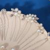 13 Pieces Pearl Crystal Bridal Hair Pins Rhinestone Flower Wedding Hair Pieces Prom Accessory for Women Wedding Hairstyles view 4