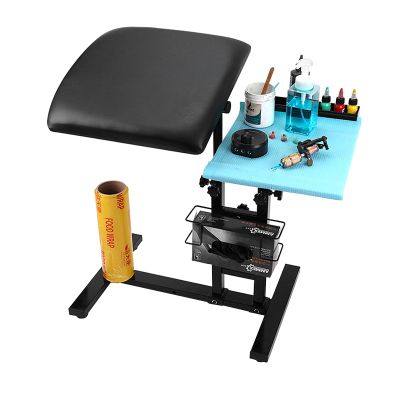 Arm Rest for Tattooing | Large Tattoo Table Workstation | Adjustable Height Body Ink Arm Support Table for Photo Studios, Beauty Salon