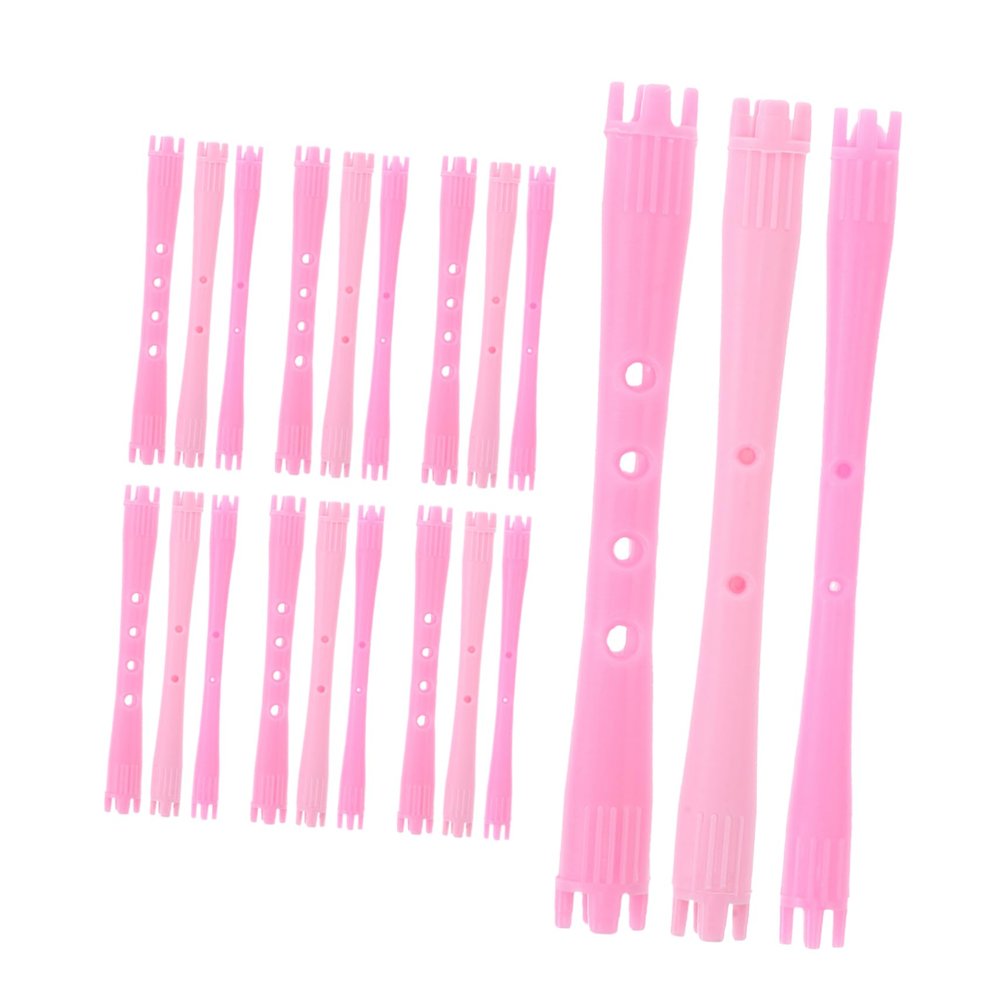 FOMIYES 90pcs Hair Perm Rods Small Curling Sticks for Heatless Curls Spiral Design Plastic Curling Tools for Salon and Home Use Multiple Diameters for Versatile Styling