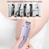 2 in 1 Women's Electric Shaver - A Versatile Hair Removal Device for Bikini, Eyebrows, Face, Legs, and Underarms - Portable Bikini Trimmer - Rechargeable and Cordless - Gentle and Effective Shaving. view 4
