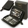 9 Pcs Manicure Set for Men & Women  Stainless Steel Manicure & Pedicure Kit with Travel Nail Grooming Case, Nail Clippers, Cuticle Tools  Gift-Ready Mens Manicure Kit & Womens Grooming Set view 1