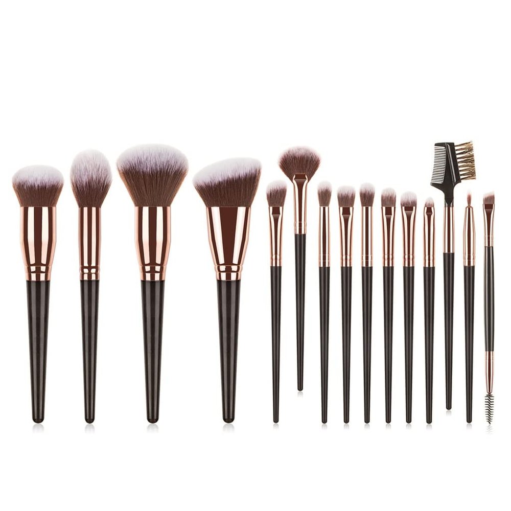 15 Makeup Brush Set Double-headed Two-sided Brushes Large Hair Beauty Soft Hair Tools(E)