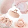 2-in-1 Sunflower Bath Ball, 2025 Upgraded Super Soft Sunflower Suction Cup Bath Ball Exfoliating Sponge Cleaning Brush, Sponge Mesh Pouf Shower Ball for Women Men Shower (Pink+White) view 4