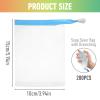 200 Pcs Soap Bag Handmade Bubble Mesh Bags Exfoliating Soap Pouch with Drawstring for Foaming and Drying Soft for Shower Body Facial Cleaning Tool Easy to Bubble and Store view 2