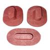 Handcrafted Mitti Foot Scrubber | Organic Heel Cleaner for Cracked Heels pack of 3 view 1