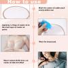 2 Pcs Castor Oil Pack Wrap for Breast, Soft Cotton Castor Oil Pads Reusable Anti-Leakage Breast Pack Wrap Pads for Women view 4