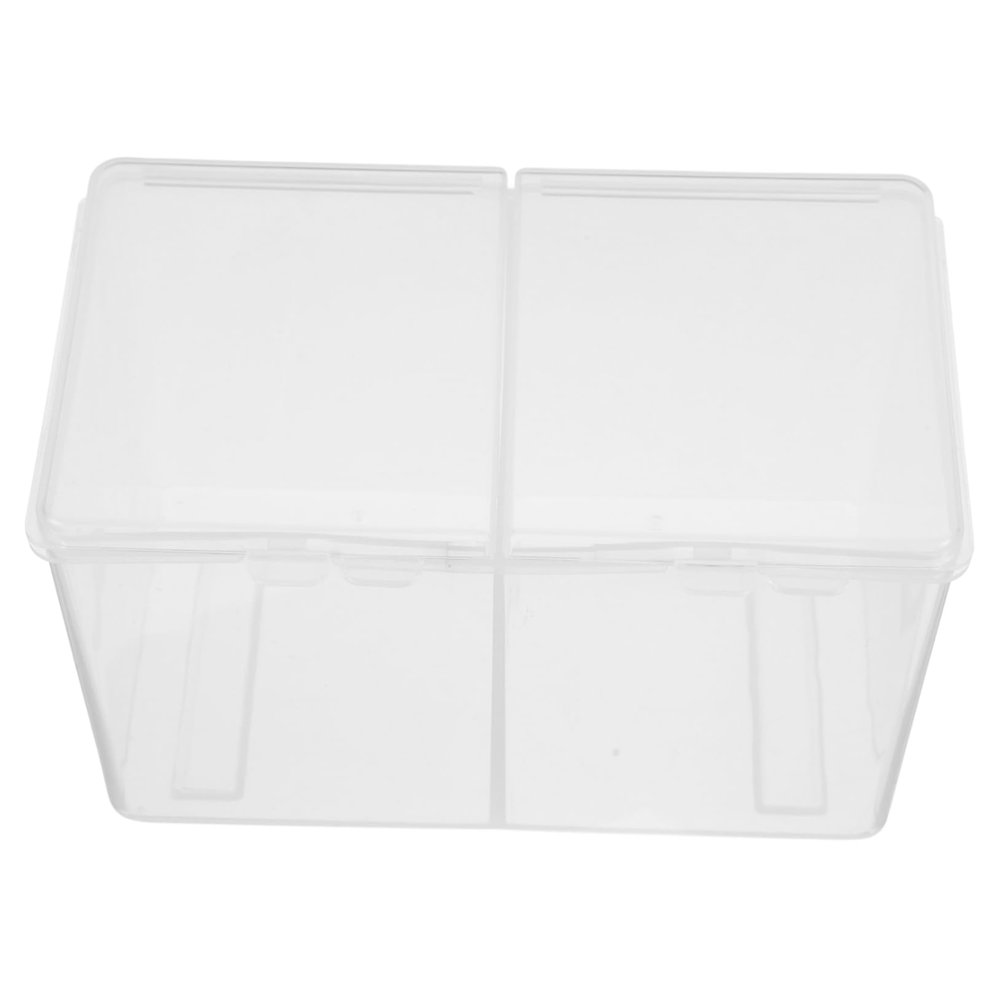 2 Pack Makeup Cotton Storage Case, Plastic Organizer for Cotton Swabs
