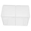2 Pack Makeup Cotton Storage Case, Plastic Organizer for Cotton Swabs view 1