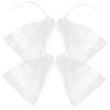 SAFIGLE 4pcs Exfoliating Soap Mesh Pouch Set Handmade Bubble Net for Facial Cleaning Suitable for Travel and Home Use Keeps Soap Dry and Lasts Longer Random Color view 1