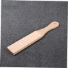 Two Sided Leather Strop Razor Sharpener with Handle Beech Beige view 3