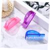 ABOOFAN Dust Brush Set 6 Pcs Fingernail Cleaning Brush Plastic Handle Nail Art Tools for Women Men view 2