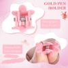 100Pcs Mini Flower Hair Clips, Small Flower Clip for Fine Hairs Women Girls, Colorful Mini Clips for Hair with Transparent Jar(Random Colors) view 3