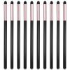 10 PCS Eyeliner Smudge Brush Eye Shadow Applicators Eyeshadow Blending Brush Sponge Pointed Pencil Stick Set Sponge Tip Reusable Blending Makeup Tool for Eyebrow Gel Cream Liquid Concealer (Black) view 1