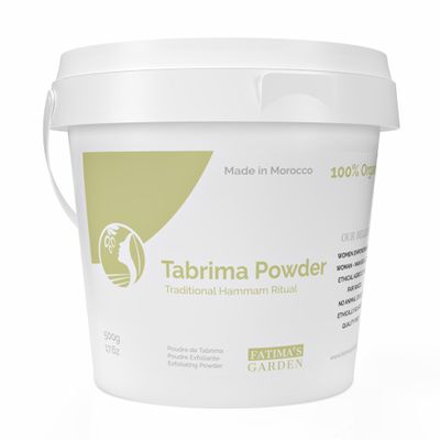 Fatima's Garden Moroccan Hammam Exfoliant - Authentic Tabrima/Seqla Powder for Smooth, Radiant Skin - 500g