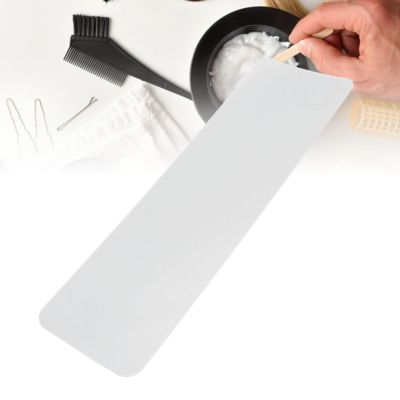 SASKATE Hair Highlighting Board, Balayage Board, Acrylic Hair Colour Applicator, Professional Hairdressing Tinting Coloring Board for Barber Bleaching (Clear)