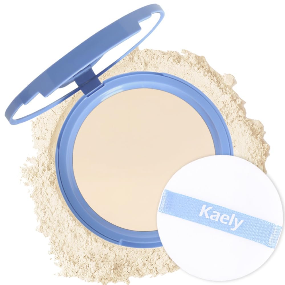 FeiCuiYun Oil Control Matte Perfection Face Powder Compact For Women, Matte Smooth Flawless Setting Powder Makeup, Polvo Compacto De Maquillaje, Waterproof Long Lasting, 0.35Oz,(Nude Translucent, 1)