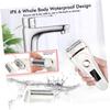 HAKIDZEL Rechargeable Hair Razor for Women Portable Shaver Trimmer Painless Eyebrow Body Hair Removal Device Lightweight Design for Travel view 3